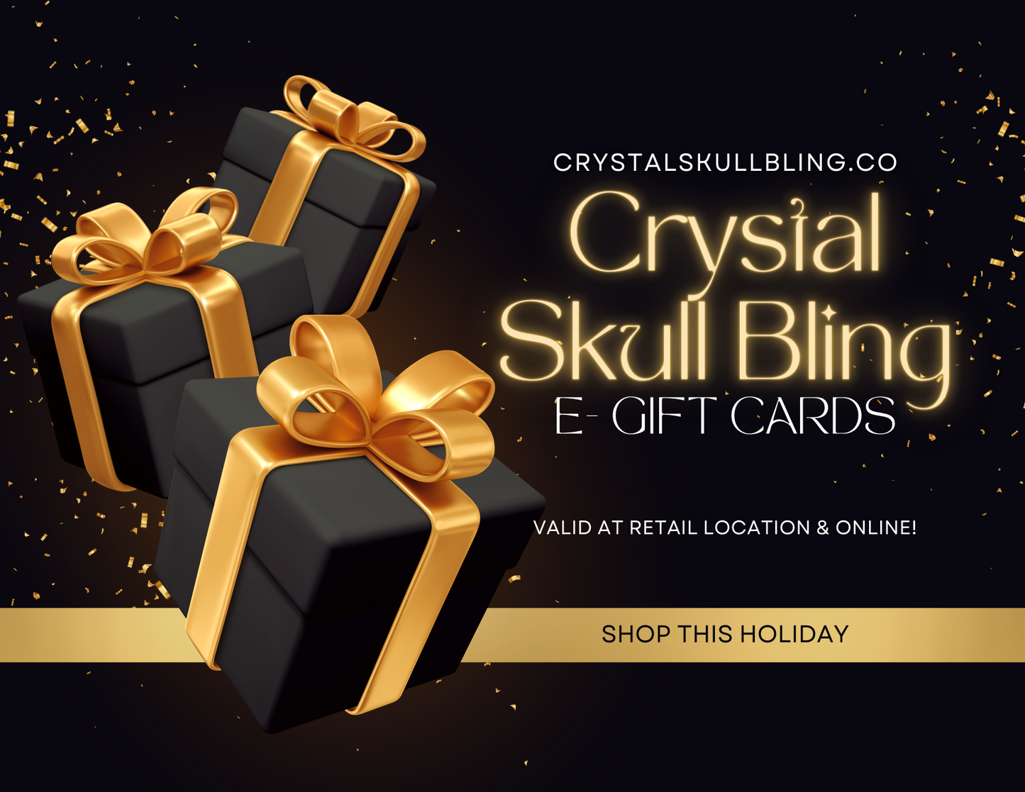 Crystal Skull Bling E-Gift Card!